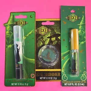 Eye Shimmer Crayon and Lip Oil Set - Green and Gold